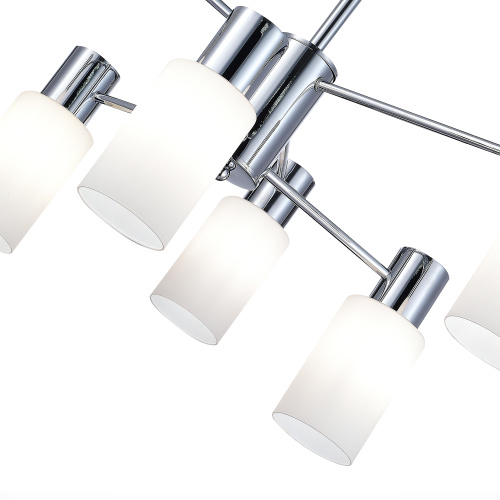 SLE1139-102-06 Светильник потолочный Хром/Белый E14 6*60W GESSI фото 4