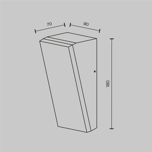 Уличный настенный светильник Outdoor O436WL-L10GF3K1 фото 14