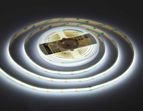 Светодиодная лента Ambrella Light GS4901 COB 608Led/ 12W m/ 24V IP20 CCT 3000-6500K/ 5m*8mm*2.2mm (3 конт.) GS4901 фото 7