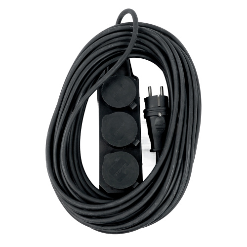 PRF03-31-3-30 Удлинитель 3-местный с/з КГ 3*1,5мм2, IP44, 30м, 16A, серия Professional