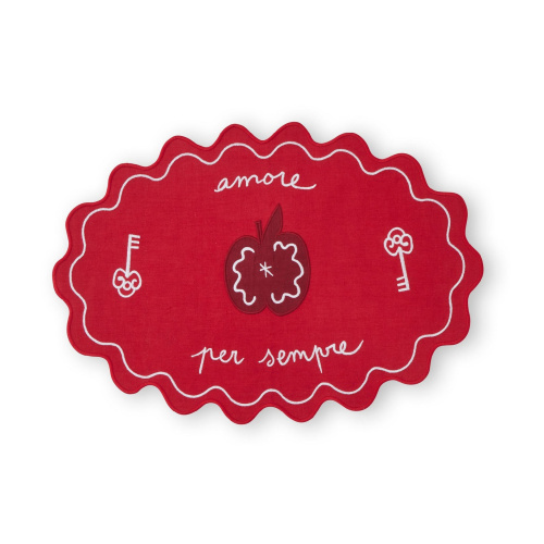 Салфетка под приборы Amore per sempre Red Салфетка под приборы Amore per sempre Red