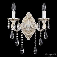 Бра с хрустальными подвесками AL7801B10/2/175 B WMG Bohemia Ivele Crystal (Богемия Ивеле Кристалл)