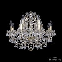 Люстра хрустальная 1410/8+4/195 G V0300 R801 Bohemia Ivele Crystal (Богемия Ивеле Кристалл)