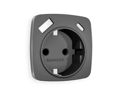 Лицевая панель  розетки AMBRELLA VOLT OP6600