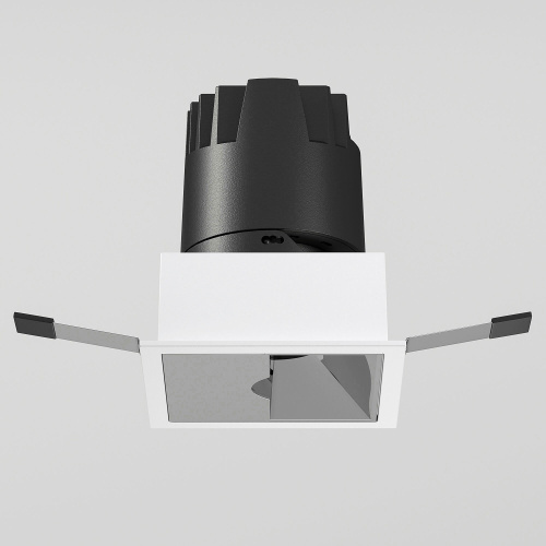 Точечный светодиодный светильник 10W 3000K белый/хром 25091/LED фото 3