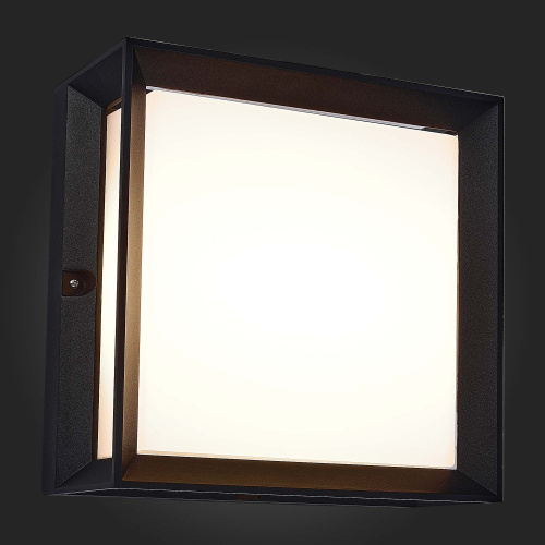 SL077.402.01 Светильник уличный потолочный ST-Luce Черный/Белый LED 1*12W 3000K CUBISTA фото 3