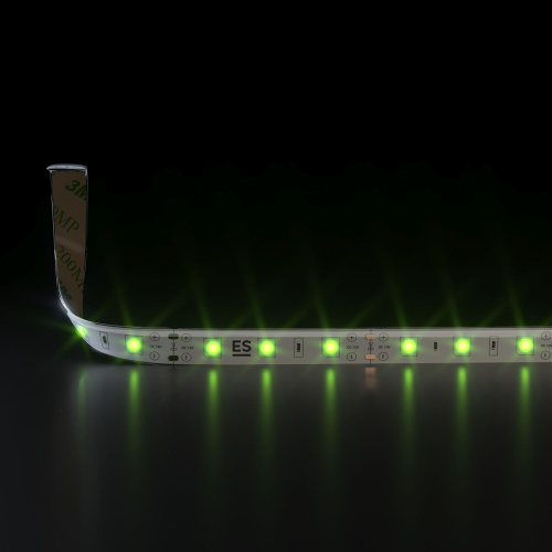 Светодиодная лента 12 В 4,8 Вт/м 60 Led/м 2835 IP65, зеленый, 5 м Лента светодиодная 12V 4,8W 60Led 2835 IP65 зеленый, 5м фото 2
