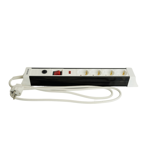 Сетевой фильтр 4-местный с/з STEKKER 3x1мм2, 3 м, 250В, 16А, серия Techno, HM22-41-03, белый фото 10