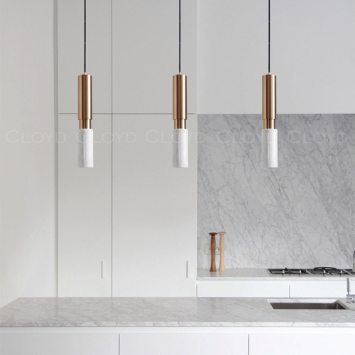 Подвесной светильник Cloyd SEQUEL P1 / латунь - бел.мрамор (арт.11061)