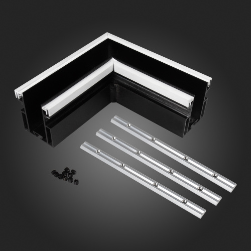 ST003.479.01 Угол-соединитель для профиля SKYLINE 48 с демпф. системой ST-Luce Черный SKYLINE 48 фото 3