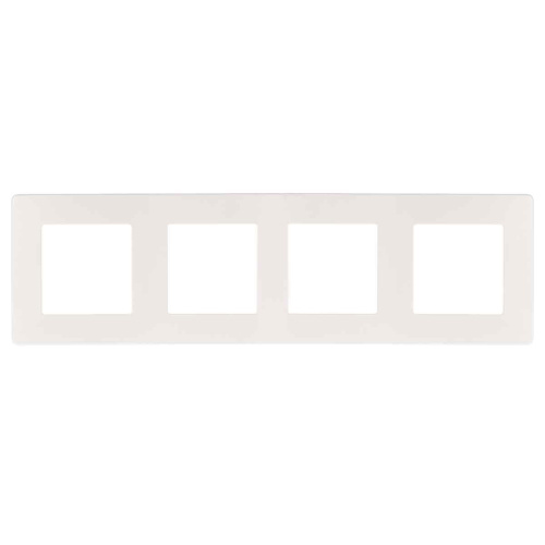 Рамка 4-постовая ЭРА 12 сатин белый 12-5104-01 Б0052529