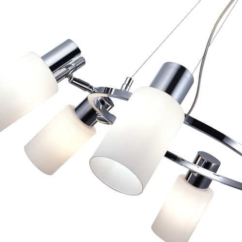 SLE1139-103-06 Светильник подвесной Хром/Белый E14 6*60W GESSI фото 3