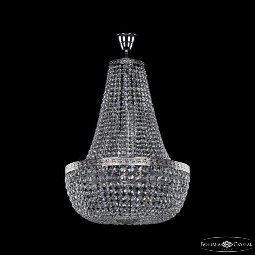 Люстра хрустальная 19111/H2/45IV Ni Bohemia Ivele Crystal (Богемия Ивеле Кристалл)