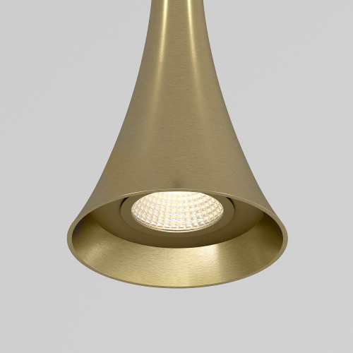 Светильник подвесной светодиодный 5W 3000K латунь 50314 LED фото 3