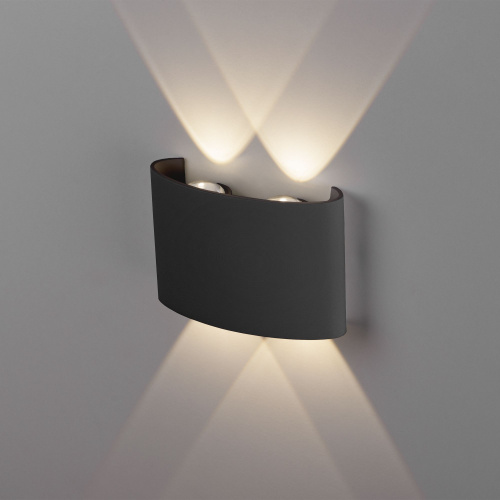 Пылевлагозащищенный светодиодный светильник Twinky Double чёрный IP54 1555 TECHNO LED фото 3