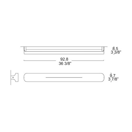 Настенный светильник LOFT LARGE White фото 2