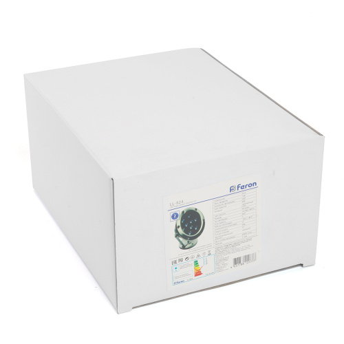 Светодиодный прожектор подводный Feron LL-824, 9W, AC/DC24V, низковольтный, 2700K, металлик, 143*75*170mm, IP68 фото 5