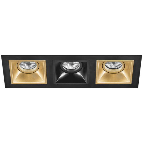Комплект из светильников и рамки Lightstar Domino Quadro (214537+214503+214507+214503) D537030703