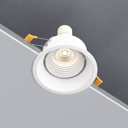 Светильник встраиваемый Punto белый 25016/01 фото 4