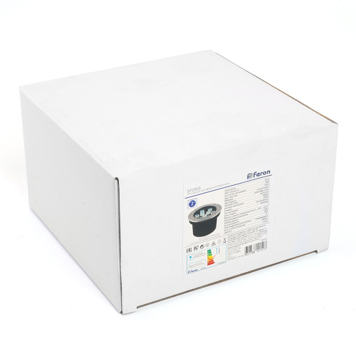 Светодиодный светильник тротуарный (грунтовый) Feron SP2803, 10W, AC/DC12V, низковольтный, 3000К, металлик, 160*H90mm, вн.диаметр: 110mm, IP67 фото 5