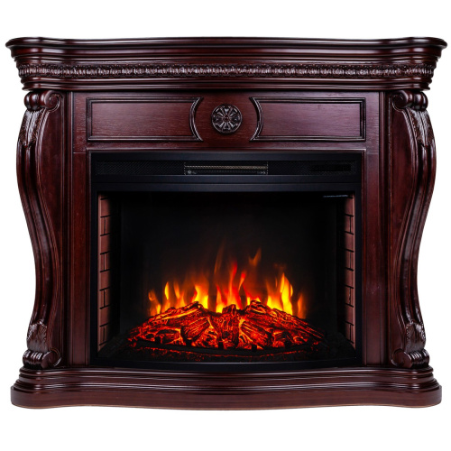 Каминокомплект BARCELONA/БАРСЕЛОНА Античный дуб с очагом Электроочаг FIRESPACE/ФАЕРСПЕЙС 33