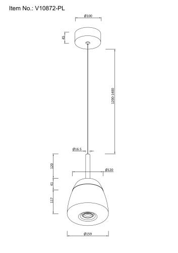 Светильник подвесной светодиодный Moderli V10872-PL Eir фото 8