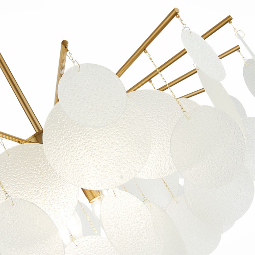 SL1231.302.08 Люстра потолочная ST-Luce Латунь/Белый E14 8*60W VITTORIA фото 2