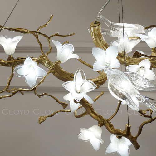 Люстра Cloyd SIRIN C22 / шир. 125 см - латунь (арт.11107) фото 3