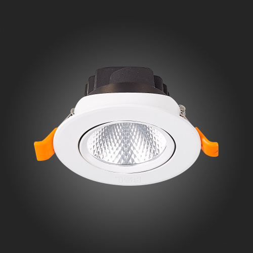 ST211.548.06.24 Св-к встр. Белый LED 1*6W 4000K 480Lm Ra80 24° IP20 D86xH50 220-240V Встраиваемые светильники фото 6