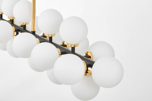 Подвесной светильник Lumina Deco Marsiada LDP 6033-24 BK+GD фото 5