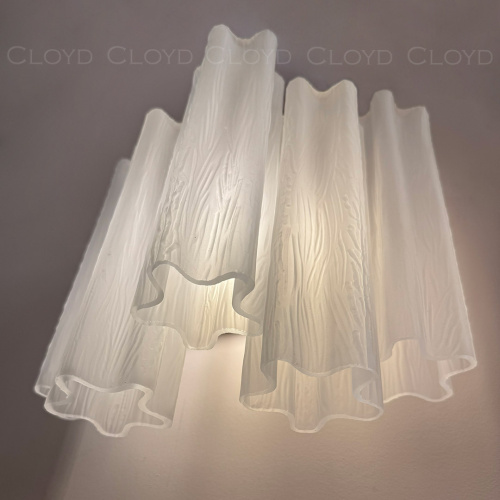 Бра Cloyd ANNO-C W1 / выс. 29 см - латунь светл. - белое матовое стекло (арт.20468) фото 2