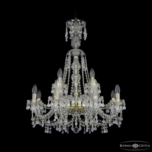 Люстра хрустальная 1410/8+4/240/XL-80 G V0300 Bohemia Ivele Crystal (Богемия Ивеле Кристалл)