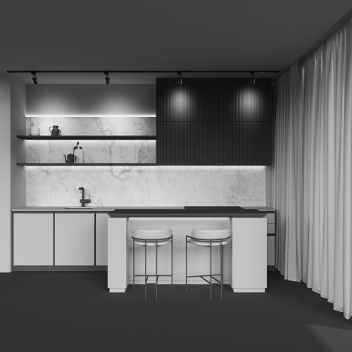 Трековый светильник Technical TR001-1-GU10-B фото 2