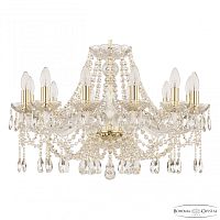 Люстра хрустальная 107/12/240 G Bohemia Ivele Crystal (Богемия Ивеле Кристалл)