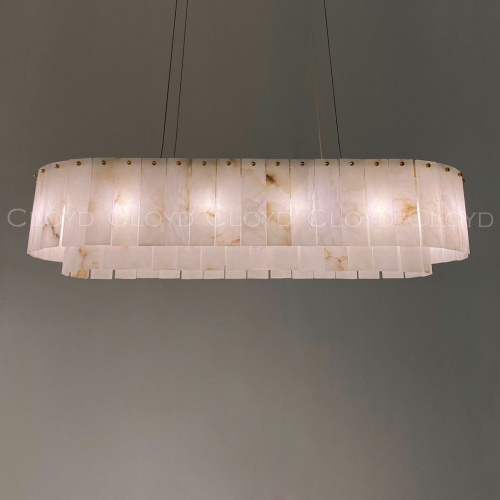 Люстра Cloyd HERCULANUM-A C10 / шир. 100 см - алебастр - латунь (арт.11158) фото 2