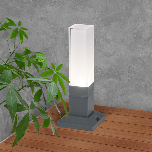 Ландшафтный светодиодный светильник серый IP54 1536 TECHNO LED фото 5
