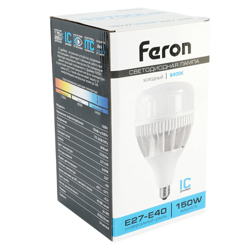 Лампа светодиодная Feron LB-65 E27-E40 150W 175-265V 6400K фото 8