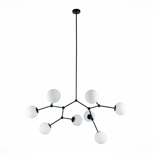 SL1506.403.08 Люстра подвесная ST-Luce Черный/Белый E14 8*40W CHIETI фото 5