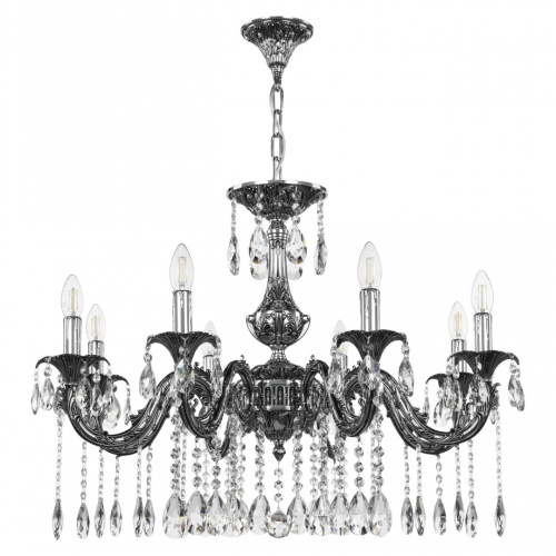 Люстра с хрустальными подвесками AL79101/8/250 A NB Bohemia Ivele Crystal (Богемия Ивеле Кристалл)