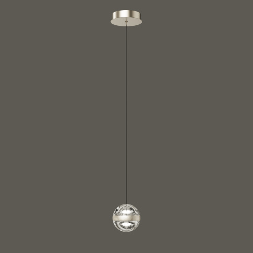 Подвесной светильник MD23030088-1A nickel/clear фото 2