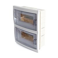 Бокс встраиваемый STEKKER EBX50-2/16-20 16 модулей, пластик, серия ArcaClass