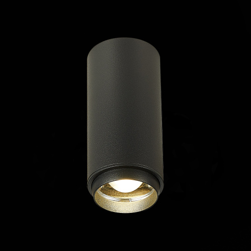 ST600.442.10 Светильник потолочный Zoom Черный LED 1*10W 4000K 1 000Lm Ra>80 15-60° IP20 D59xH130 17 Накладные светильники