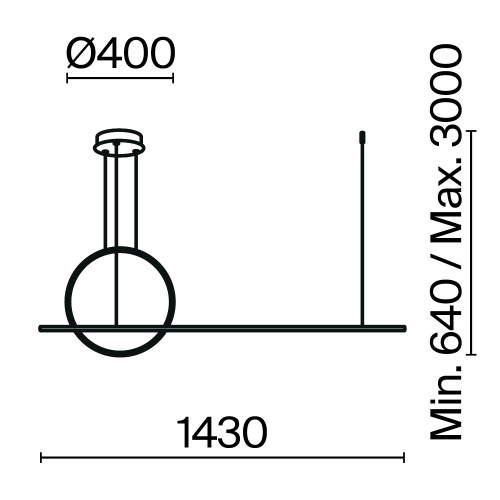 Подвесной светильник Maytoni MOD247PL-L49BSK фото 4