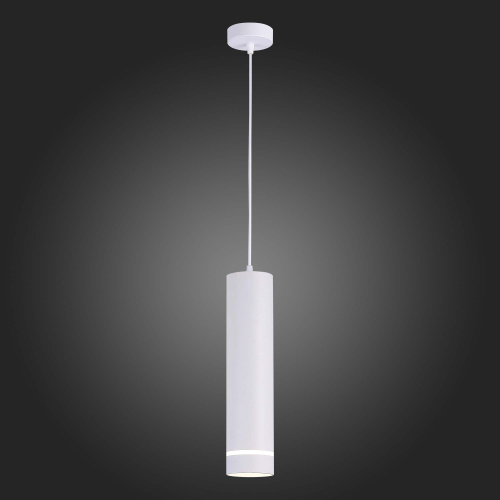 ST115.533.12 Светильник подвесной Белый LED 1*12W 3000K 936Lm Ra>90 120° IP20 D80xH300 165-265V Подвесные светильники фото 5