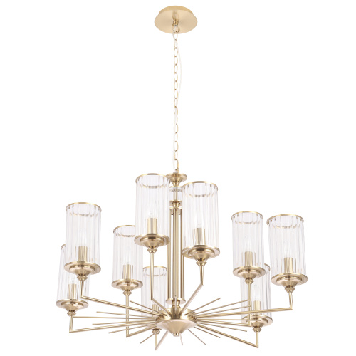 Люстра Crystal Lux GLORIA SP9 BRASS фото 3