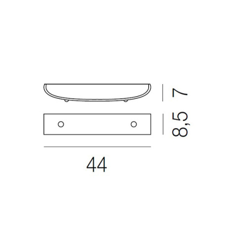 Настенный светильник AP RIGHETTA 85 BC BC фото 3