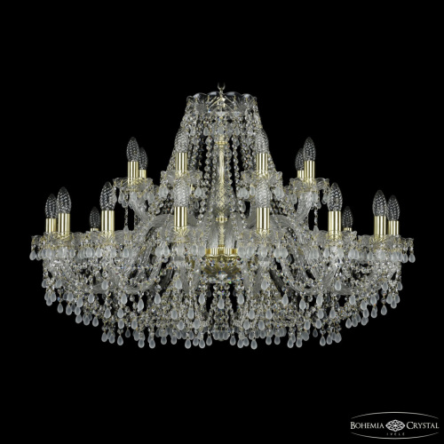 Люстра хрустальная 1410/16+8/360 G V0300 Bohemia Ivele Crystal (Богемия Ивеле Кристалл)