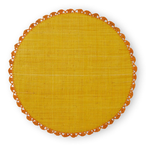 Салфетка под приборы Merletto Yellow set of 2