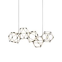 Люстра Lucciola 5A matt gold