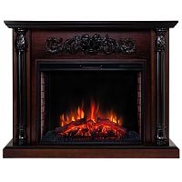 Каминокомплект SALFORD/ОЛИВА Античный дуб с очагом Электроочаг EPSILON/ЭПСИЛОН 33